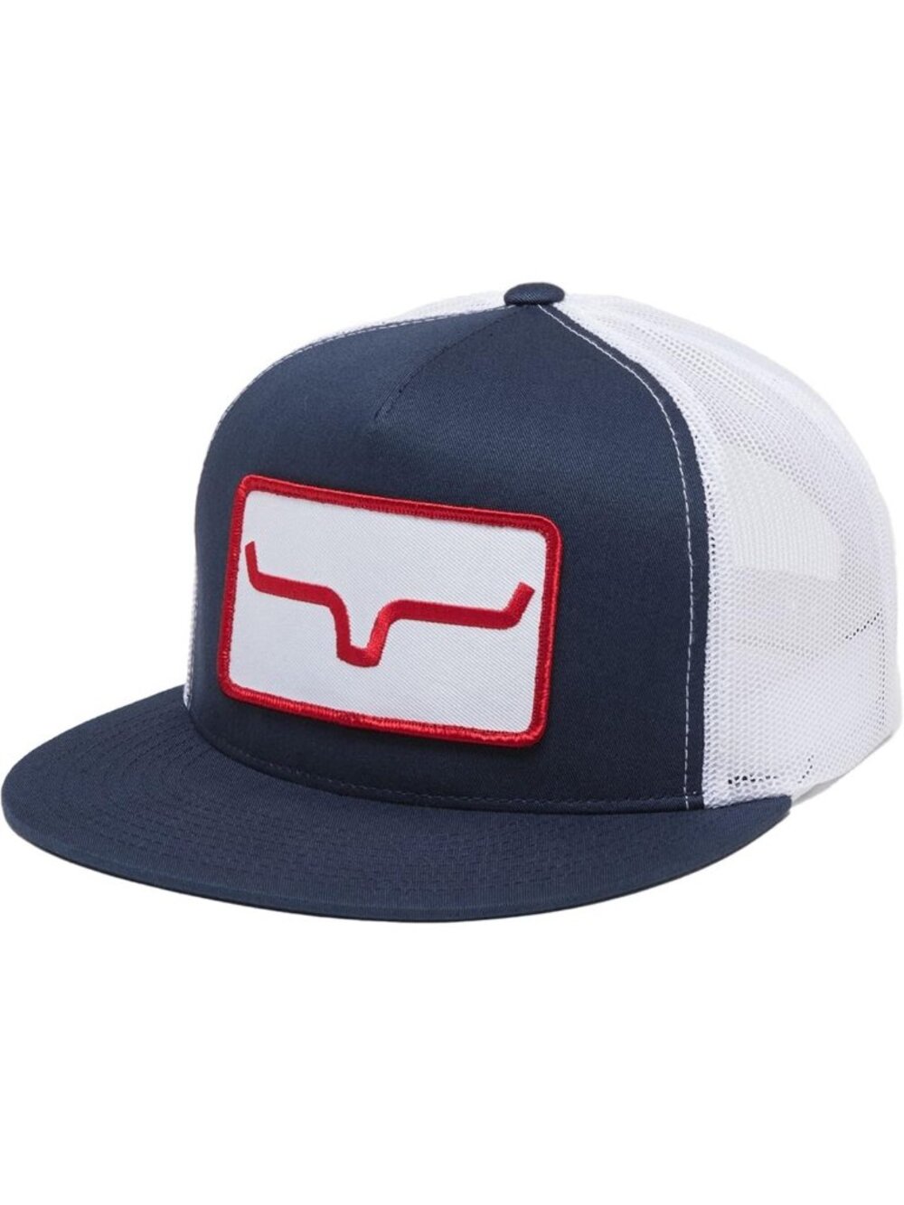 Unisex Adjustable Snapback Trucker Hat - Ventilated High-Profile Flat Bill Cap